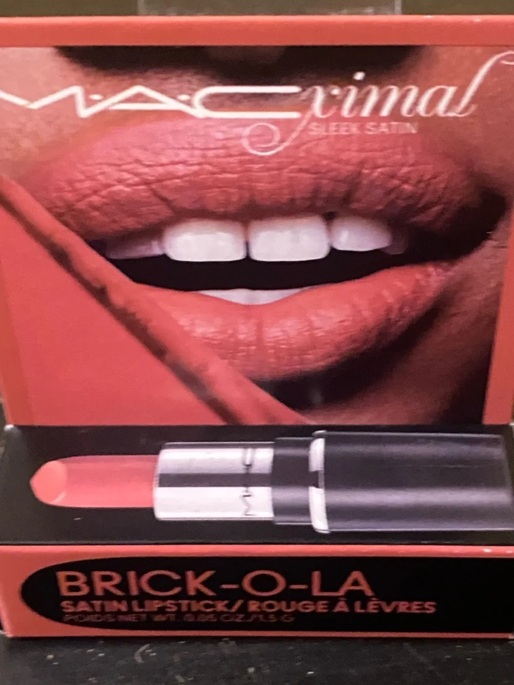 MAC Cosmetics Satin Lipstick - Brick-O-La (Warm Brick Red)